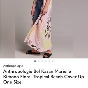 Anthropologie Marielle Floral Kimono OS